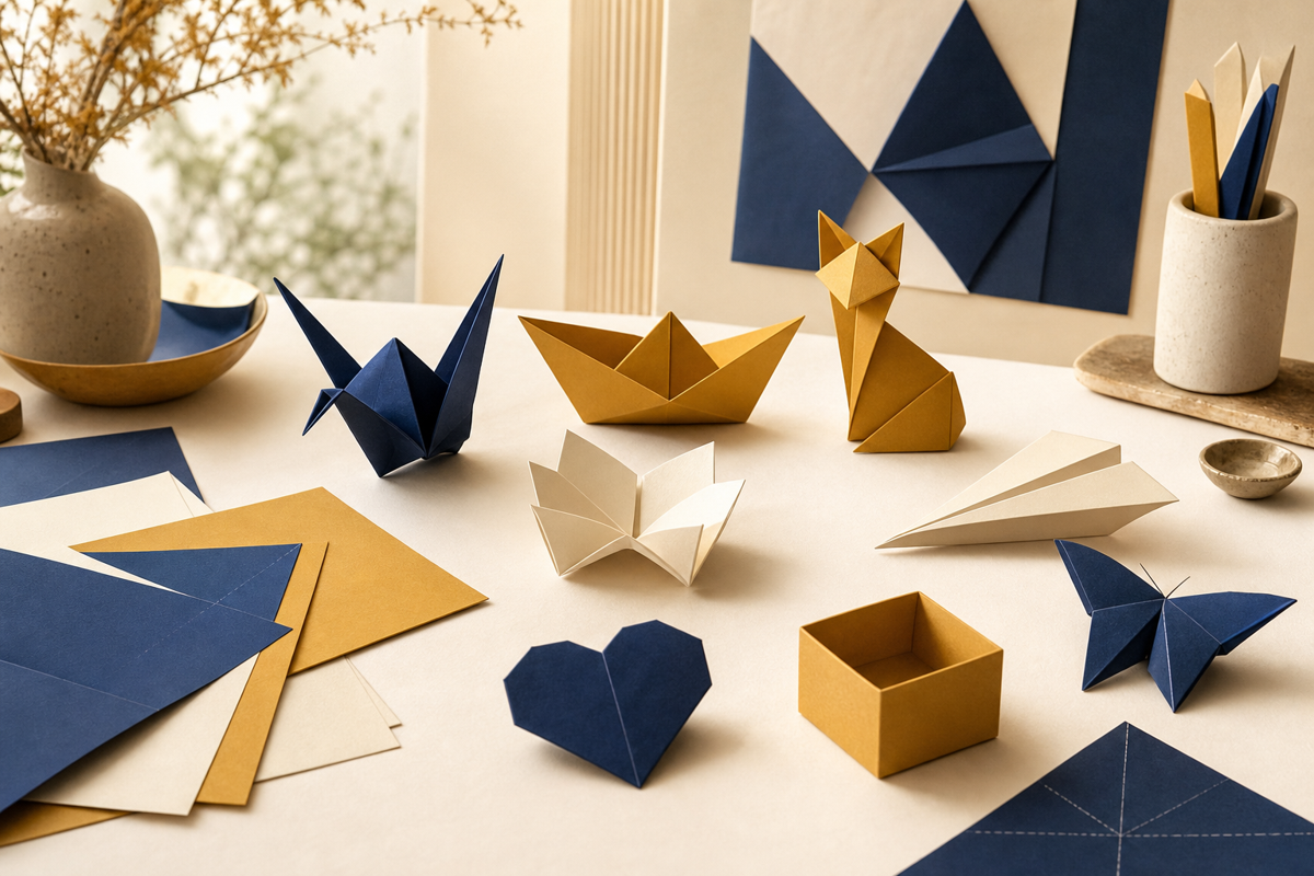 Origami facile : 10 pliages pour bien débuter